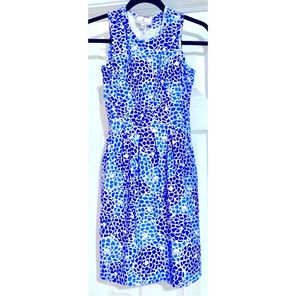 🆕 Jude Connally Sleeveless Mary Pat Dress in Mums the Word Periwinkle / Size XS - Picture 8 of 10
